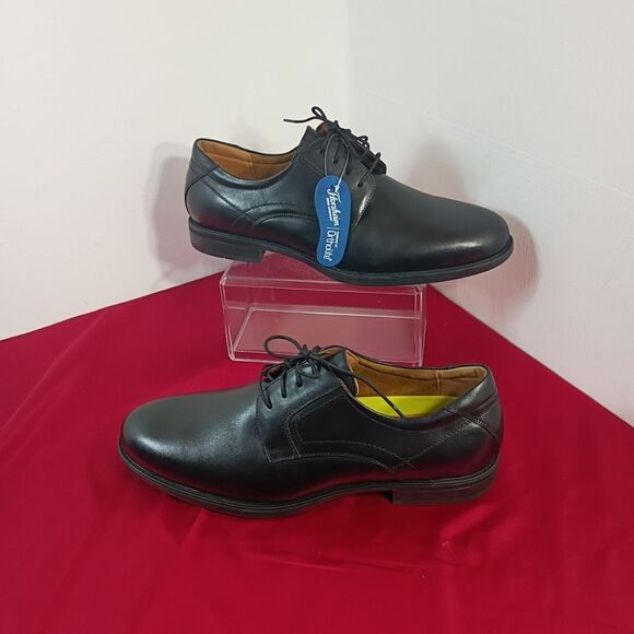 Florsheim Comfortech Mens SZ 13 EEE Black Leather Oxfords 11576-001. - Picture 3 of 7